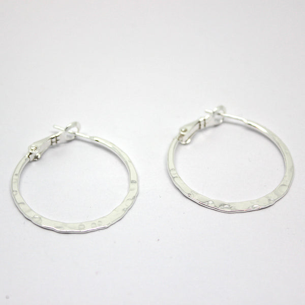Round Hoop Earrings - Margie Edwards Jewelry Designs