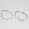 Hammered Hoops - Margie Edwards Jewelry Designs