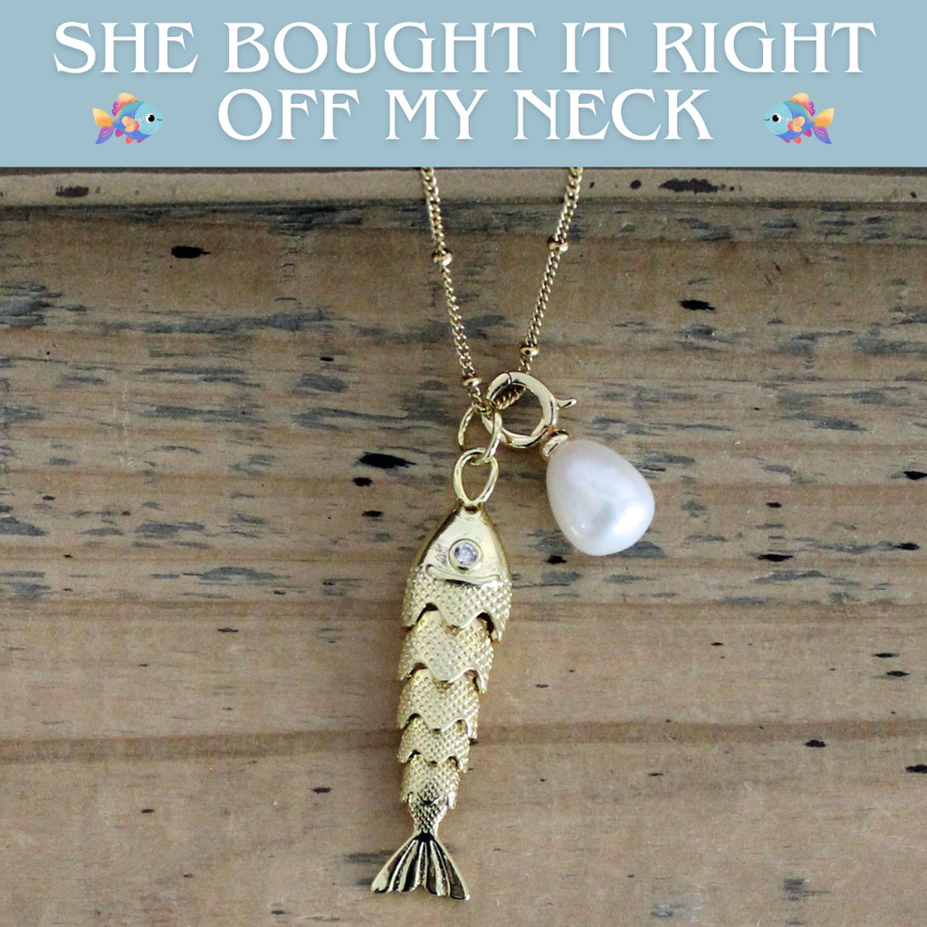 The Fish & Pearl Necklace