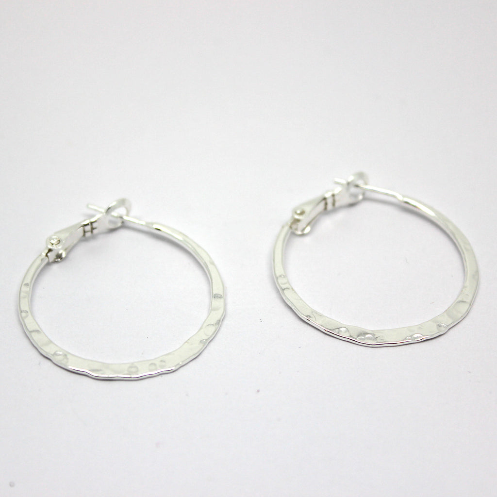 Round Hoop Earrings - Margie Edwards Jewelry Designs
