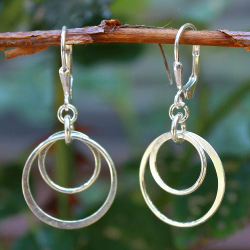 Double Hoop Earrings - Margie Edwards Jewelry Designs
