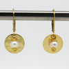 Disc with Bead Earrings - Margie Edwards Jewelry Designs