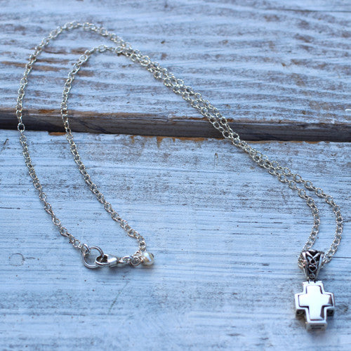 Filigree Cross Necklace - Margie Edwards Jewelry Designs