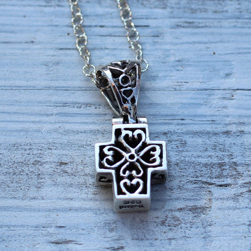 Filigree Cross Necklace - Margie Edwards Jewelry Designs