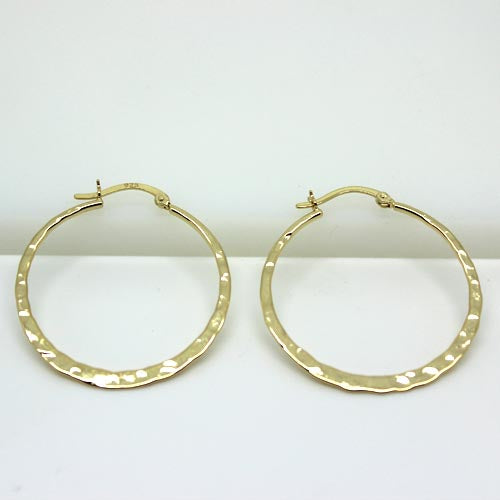 Gold Hoop Earrings - Margie Edwards Jewelry Designs