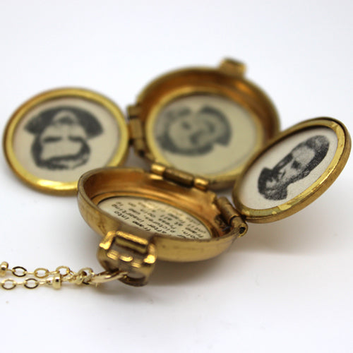 Gold Locket - Margie Edwards Jewelry Designs