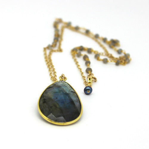 Labradorite Necklace - Margie Edwards Jewelry Designs