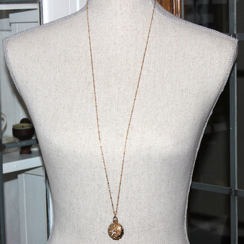 Gold Locket - Margie Edwards Jewelry Designs