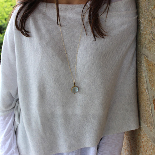 Glass Locket Necklaces - Margie Edwards Jewelry Designs