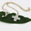 Silver Hammered Cross - Margie Edwards Jewelry Designs